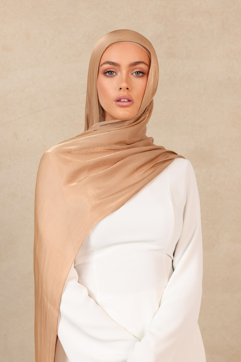 Iridescent Hijab - 31 Gold