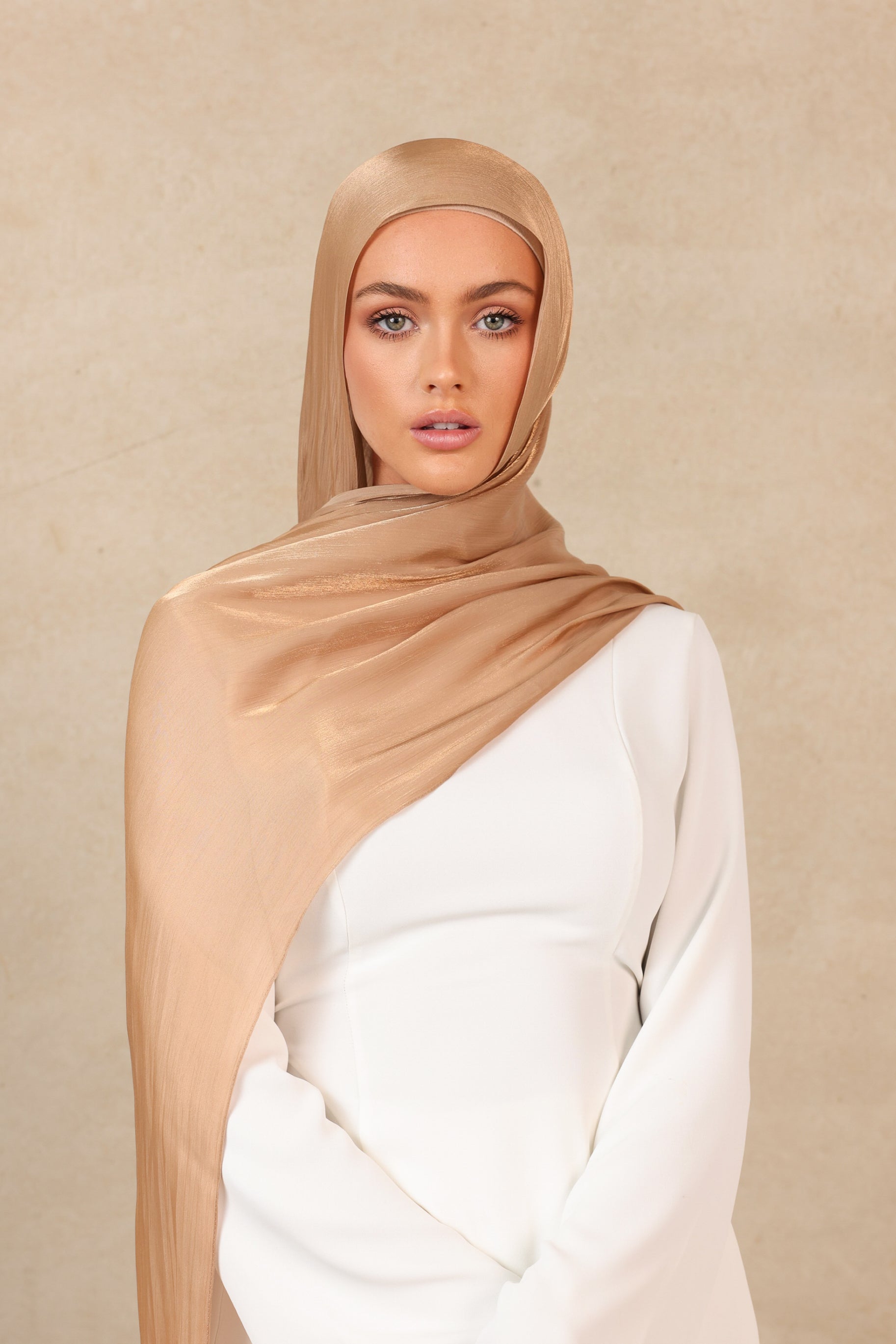 Iridescent Hijab - 31 Gold