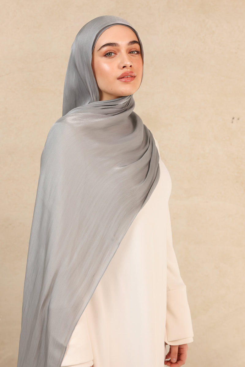 Iridescent Hijab - 33 Grey