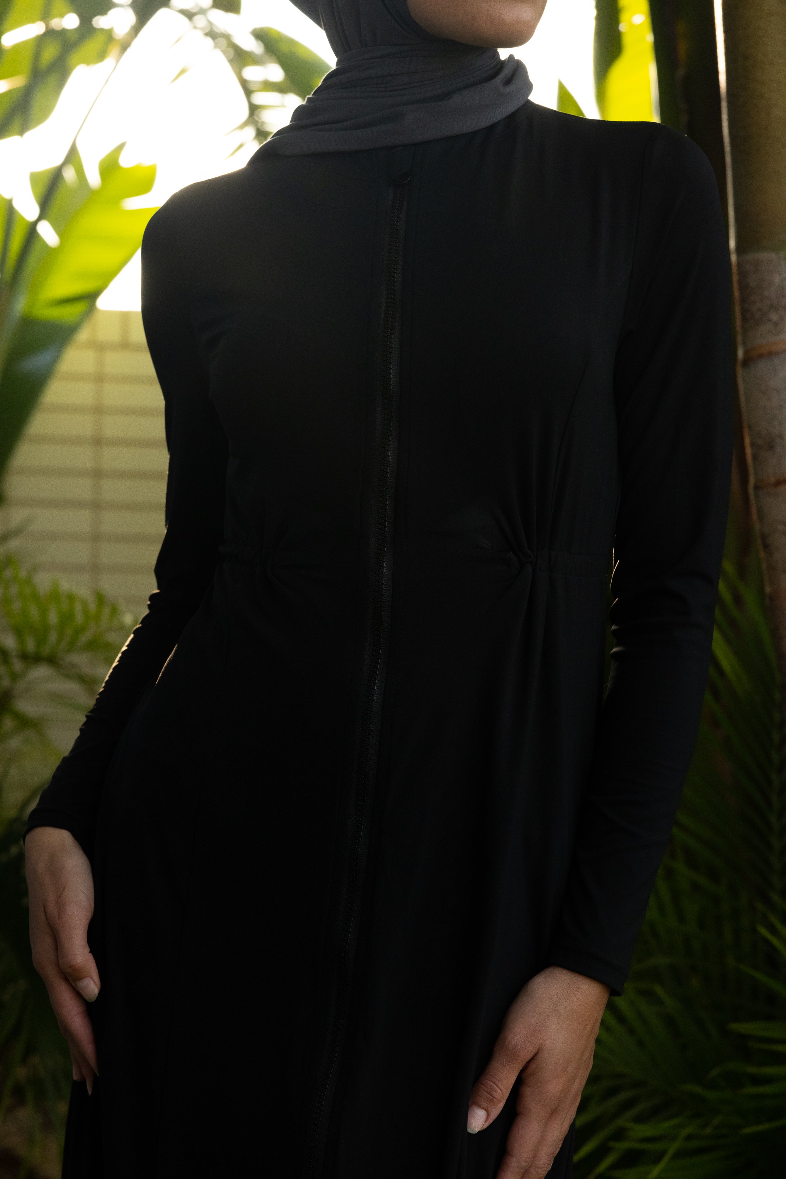 Aleppo Swim Maxi Tunic - Black