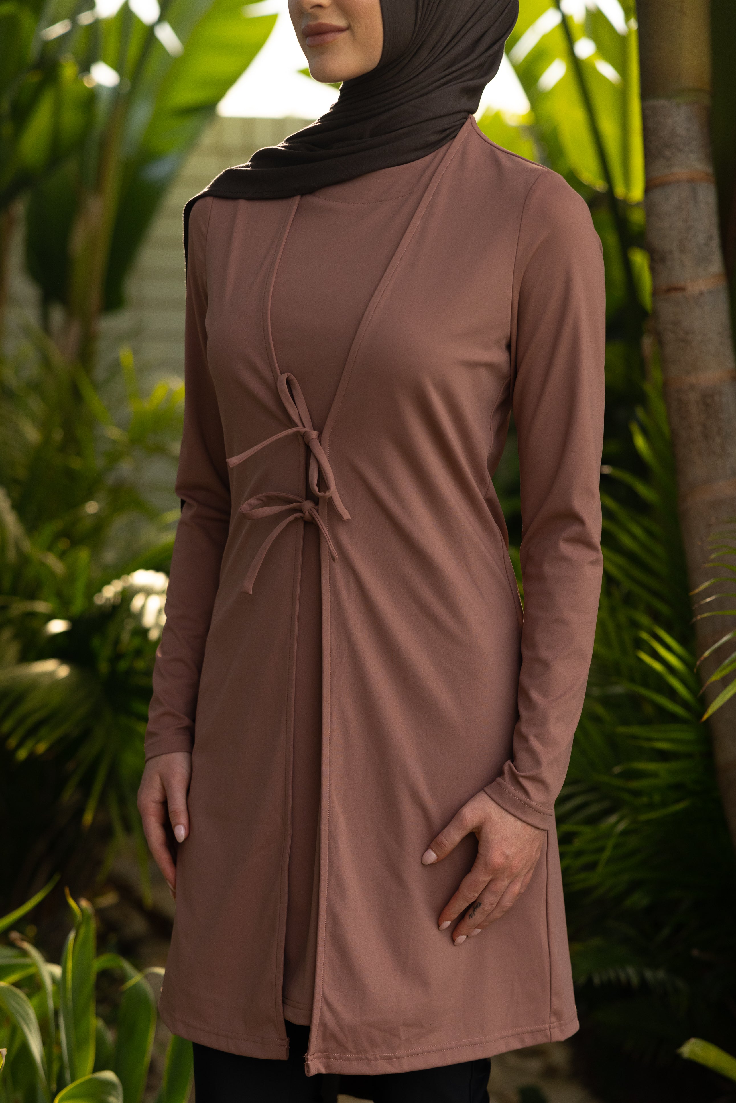 Aleppo Swim Tie Up Tunic - Blush Pink