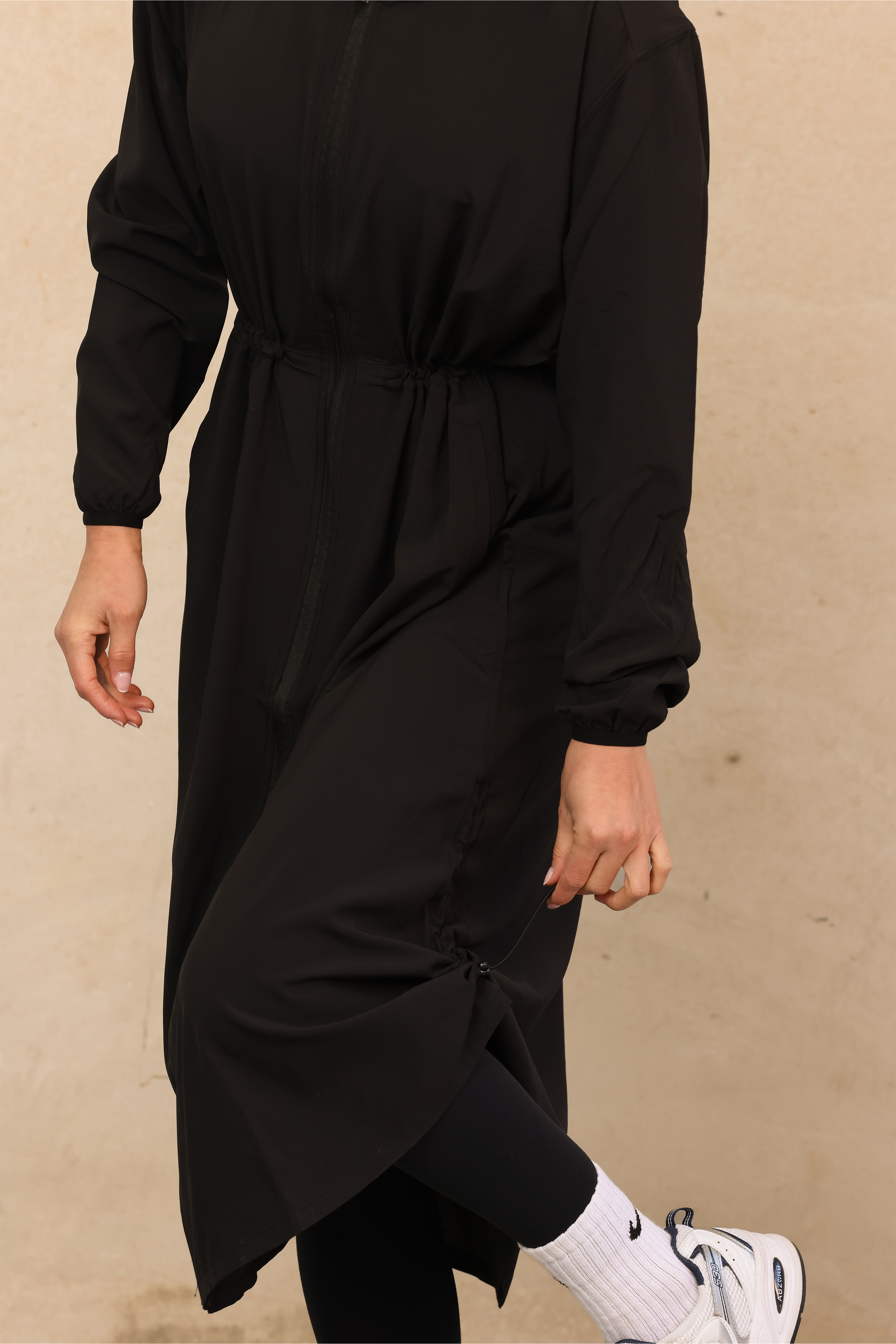 Women's Sports Trench - Black