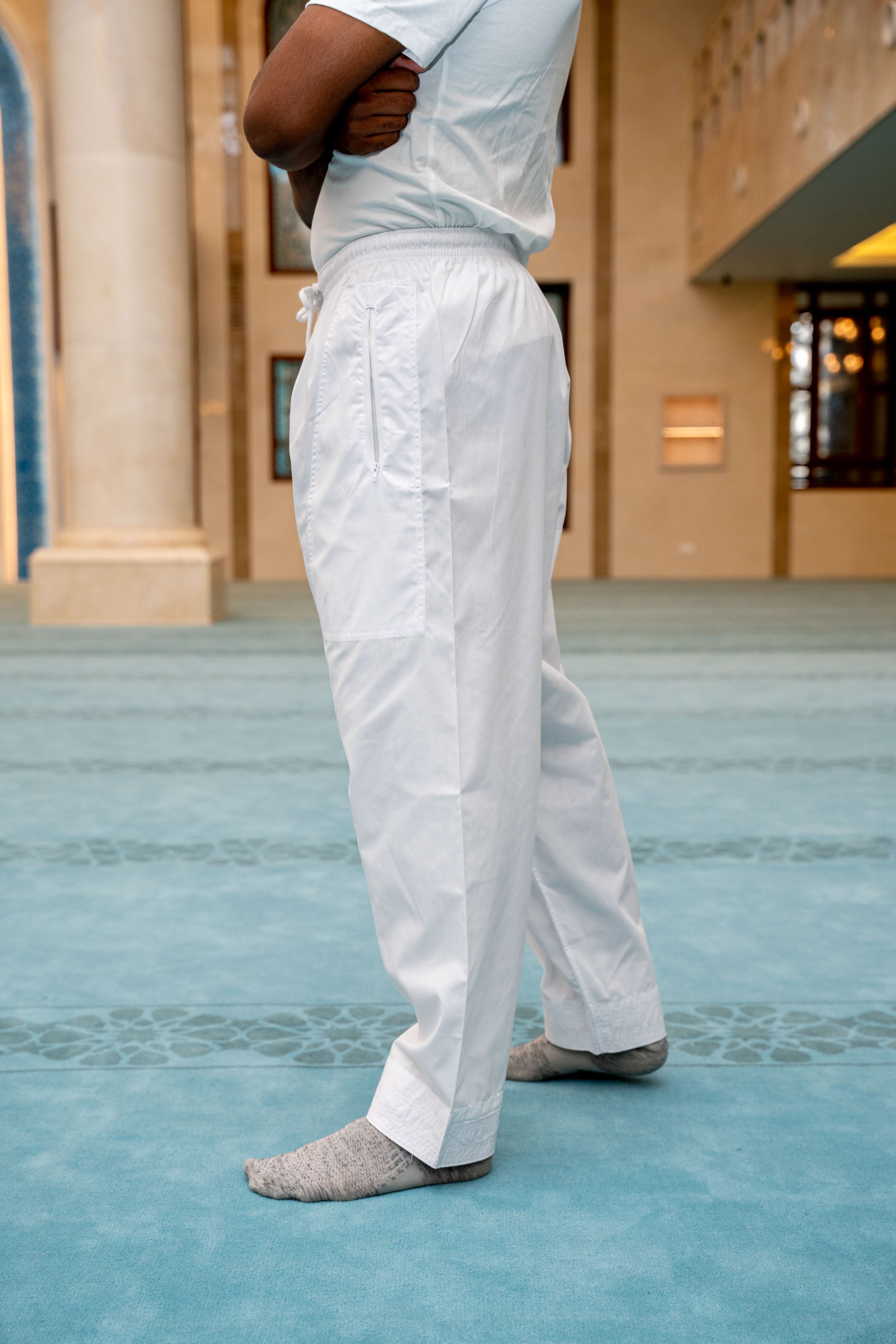 Mens Ikaf Pants - White