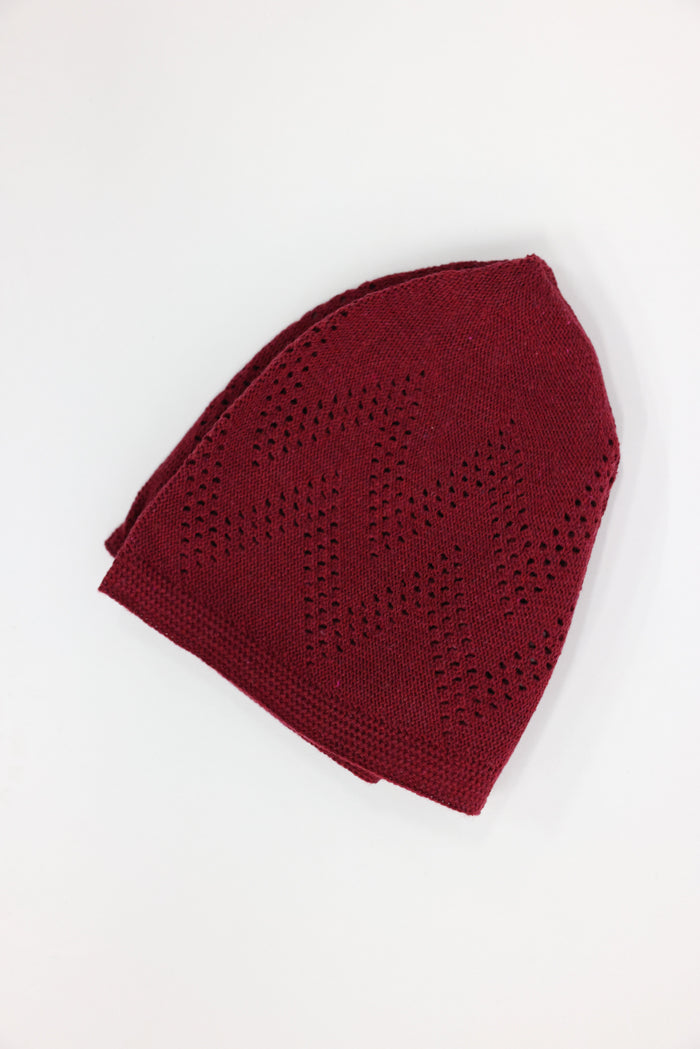 Men's Sunnah Cap - Maroon