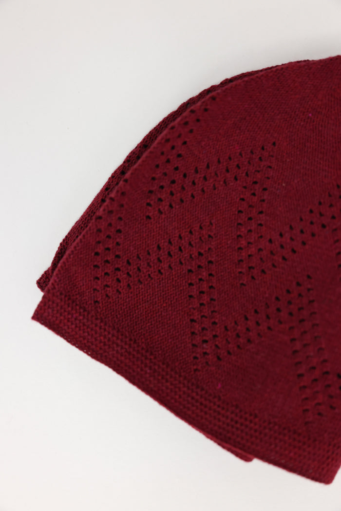 Men's Sunnah Cap - Maroon