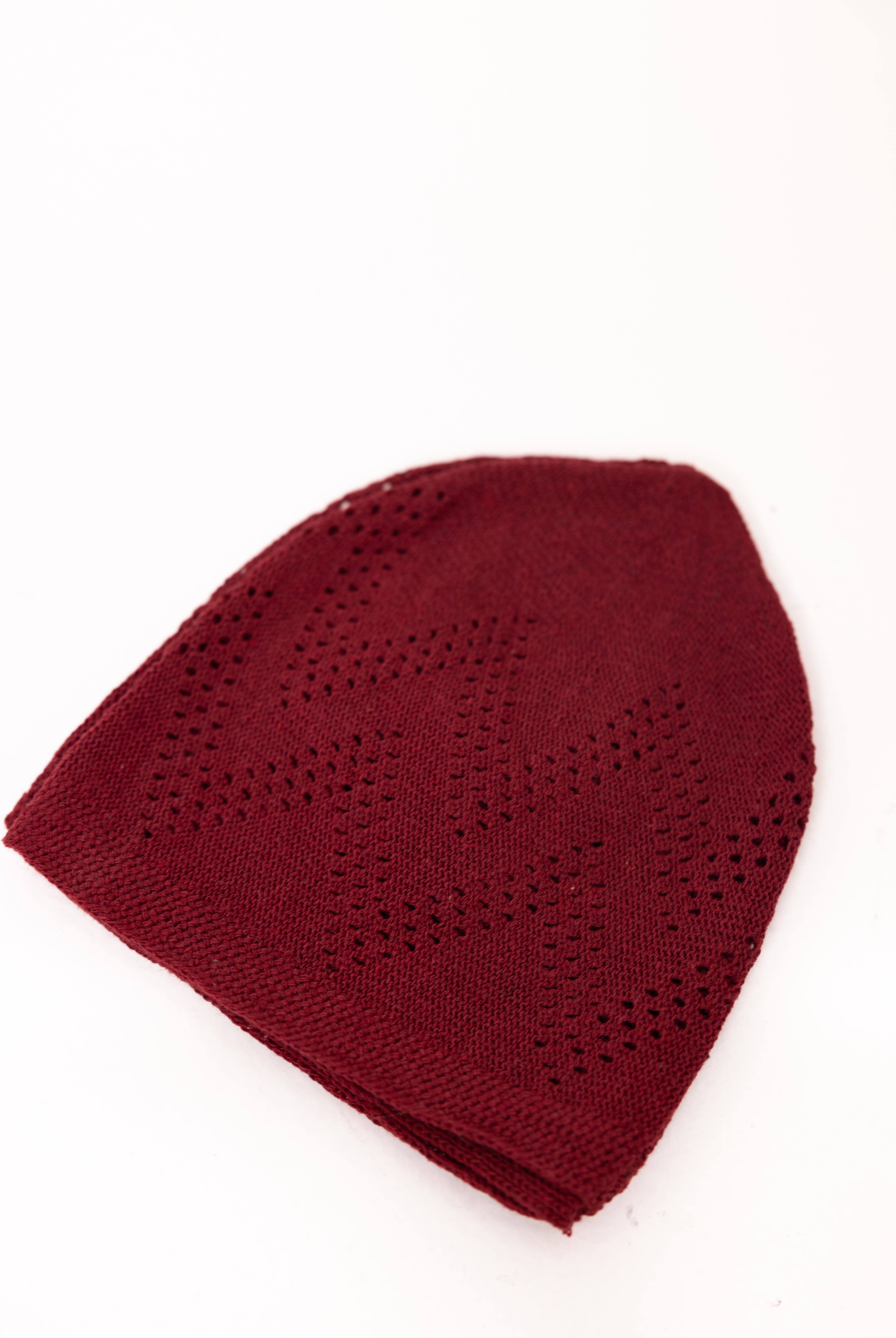 Men's Sunnah Cap - Plum