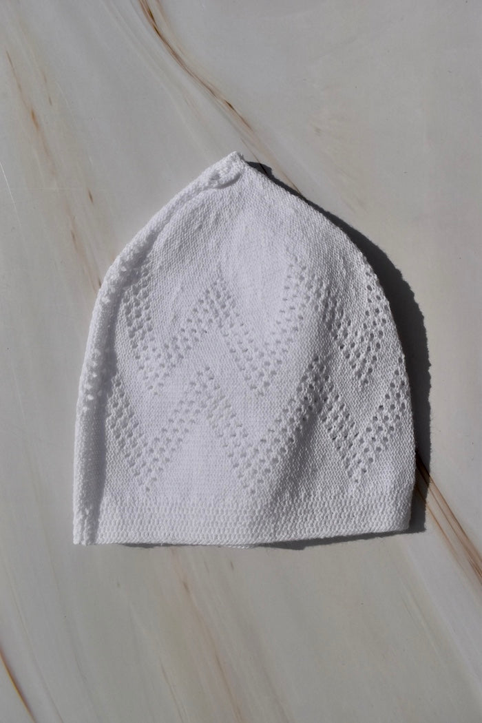 Men's Sunnah Cap - White