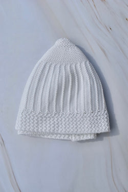 Mens Sunnah Cap - White