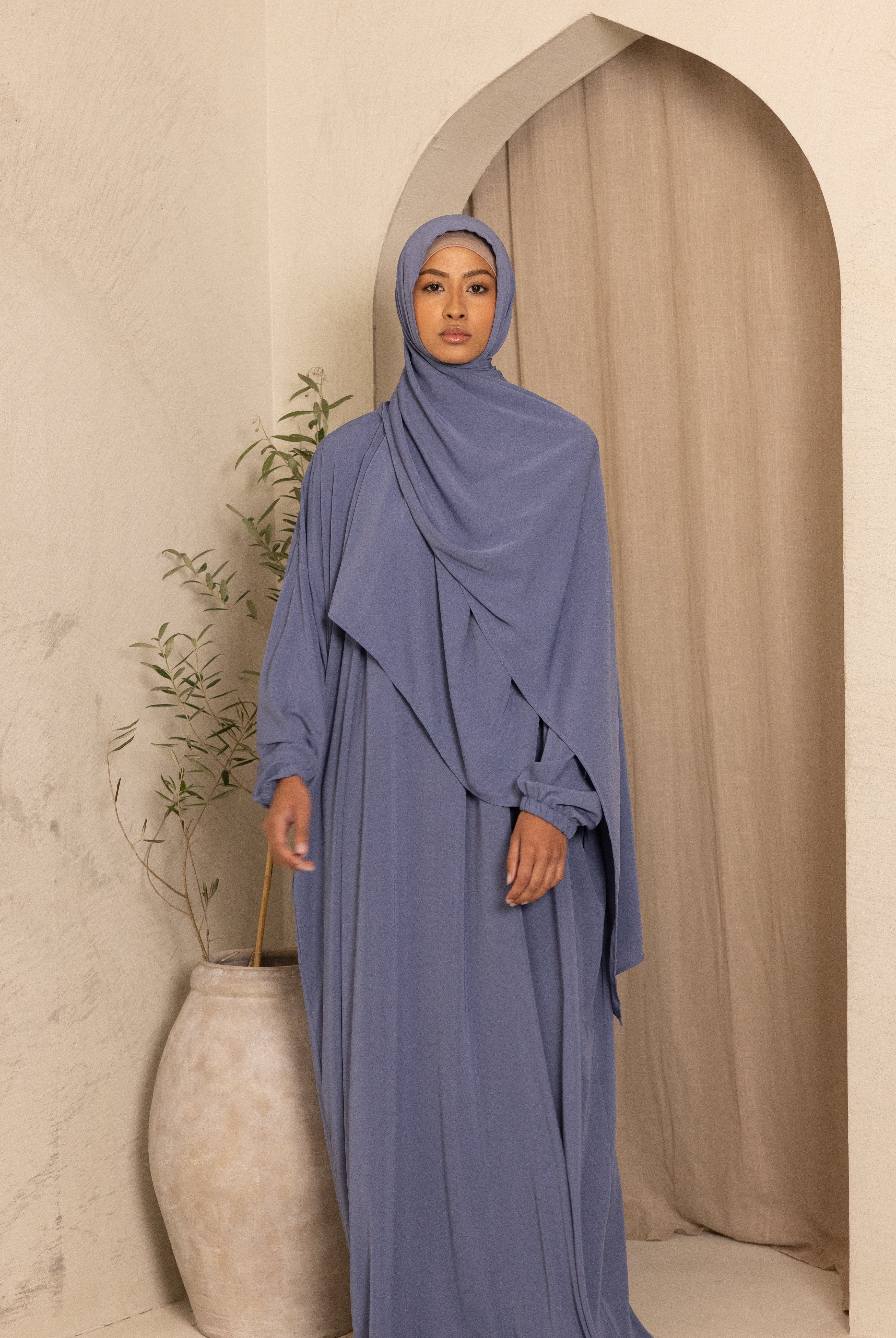 Ladies Full Length Prayer Clothes - Blue