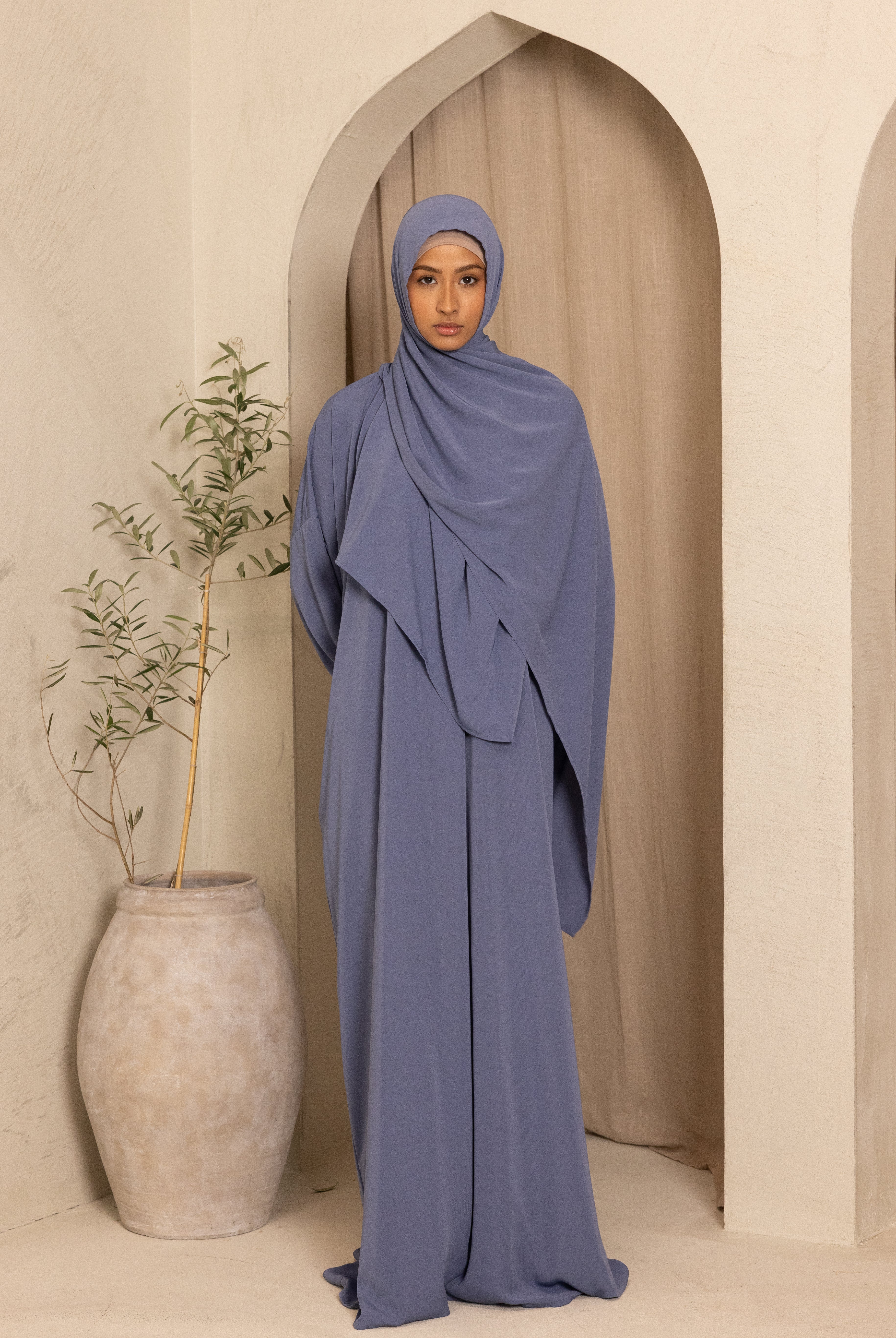 Ladies Full Length Prayer Clothes - Blue