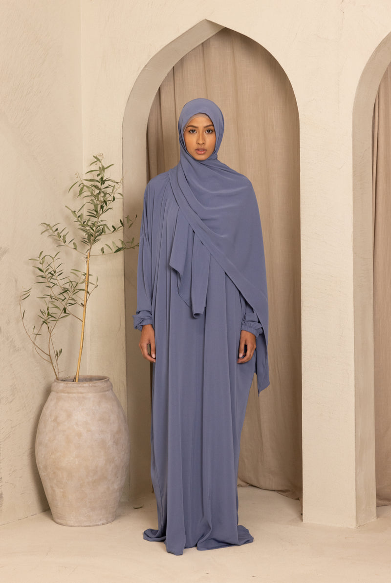 Ladies Full Length Prayer Clothes - Blue