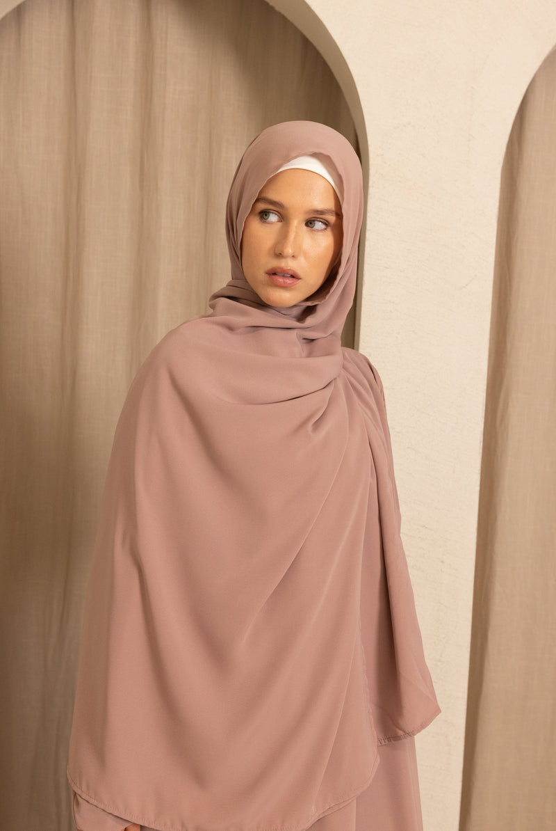 Ladies Full Length Prayer Clothes - Dusty Pink