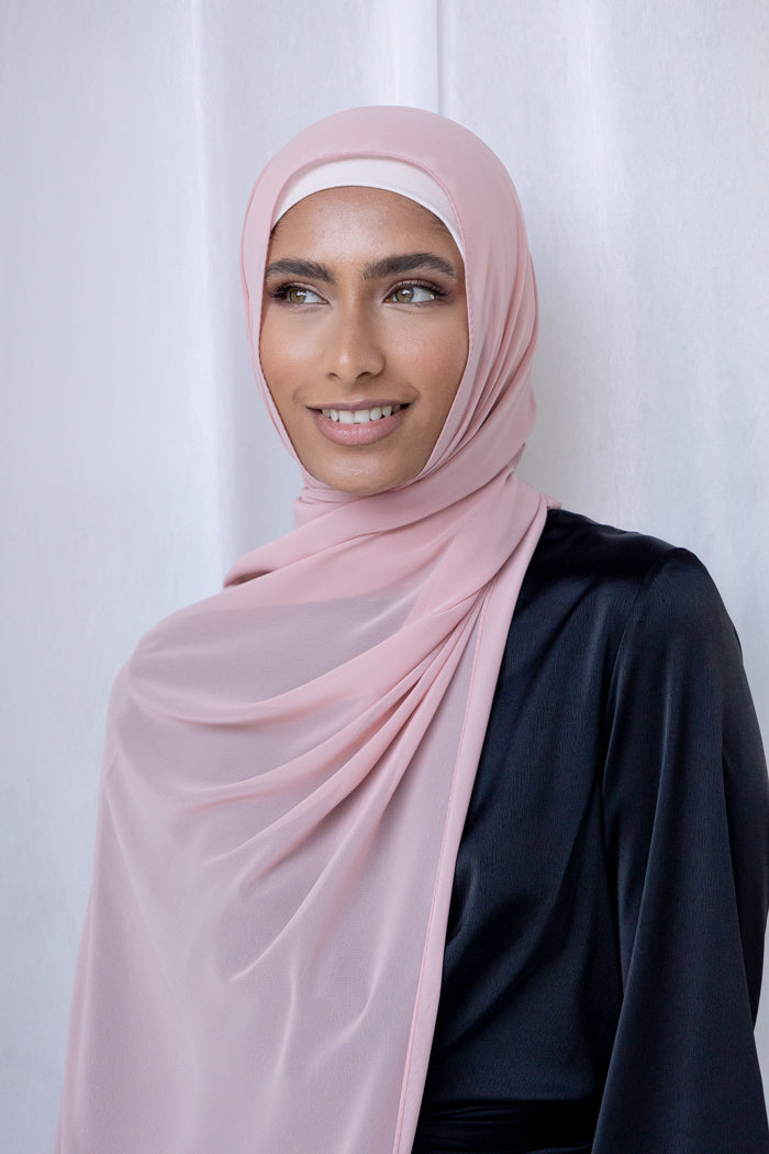 Chiffon Rectangle Hijab - 183 Blush