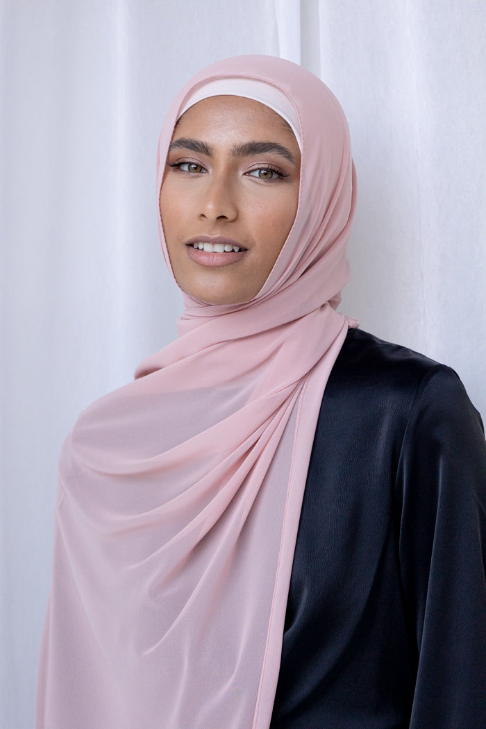 Chiffon Rectangle Hijab - 183 Blush