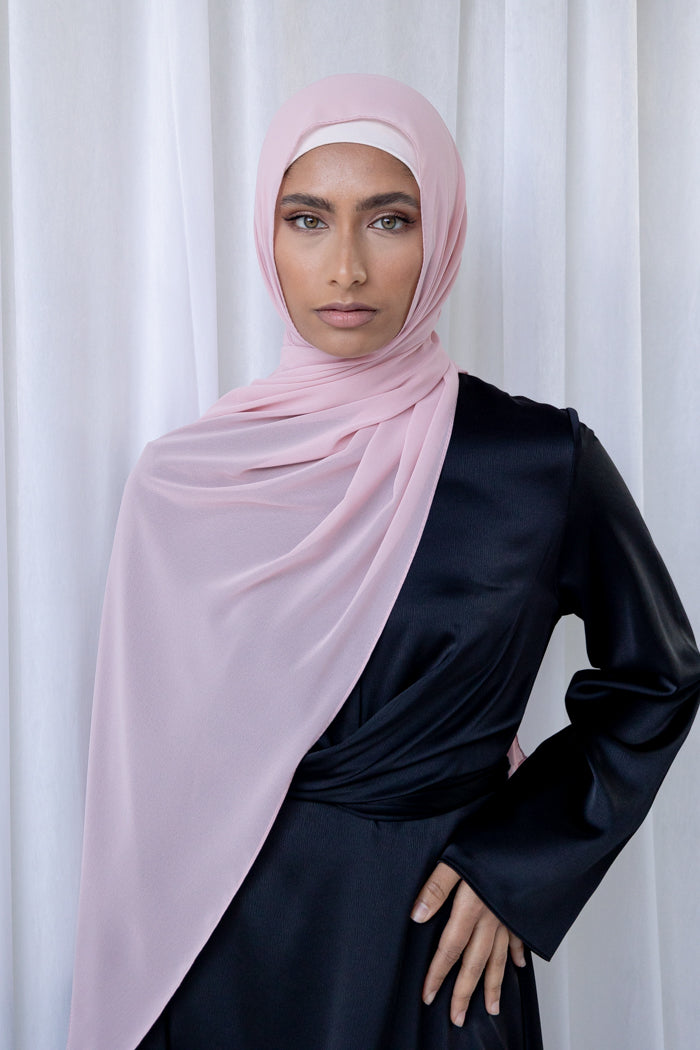 Chiffon Rectangle Hijab - 183 Blush