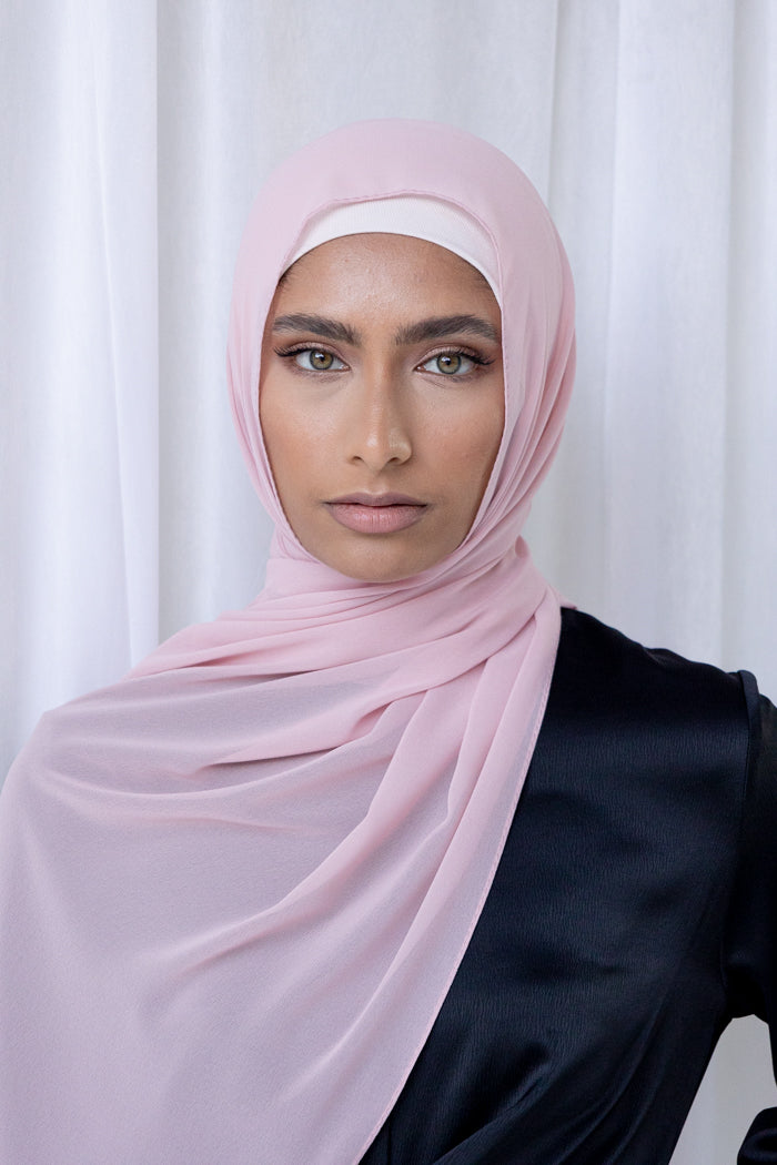 Chiffon Rectangle Hijab - 183 Blush