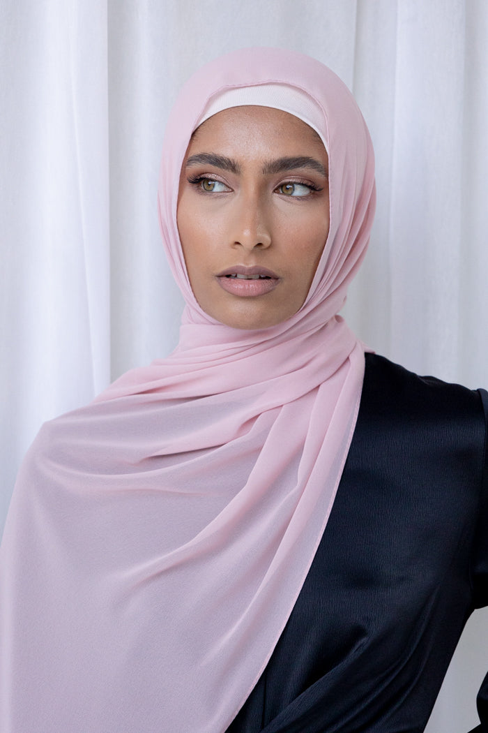 Chiffon Rectangle Hijab - 183 Blush