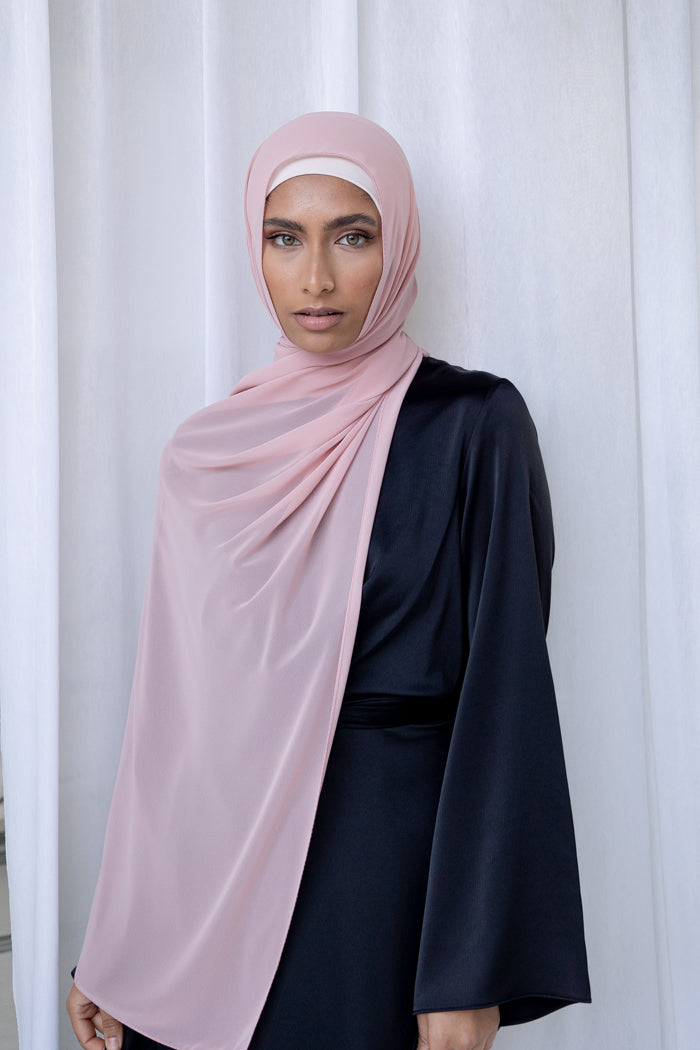 Chiffon Rectangle Hijab - 183 Blush