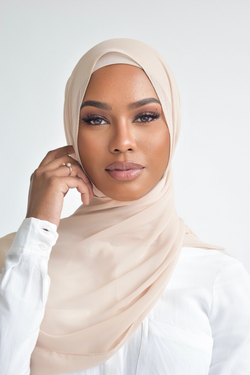 Chiffon Rectangle Hijab - 43 Skin