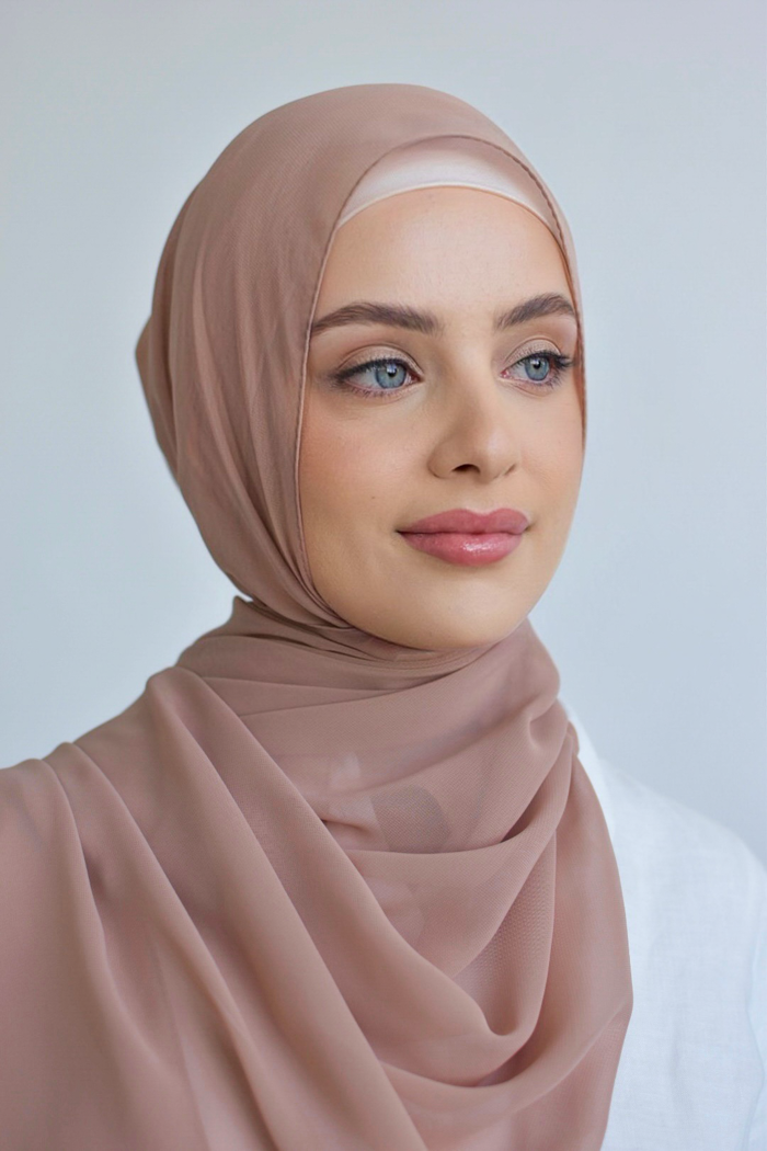 Chiffon Square Hijab - 44 Nude