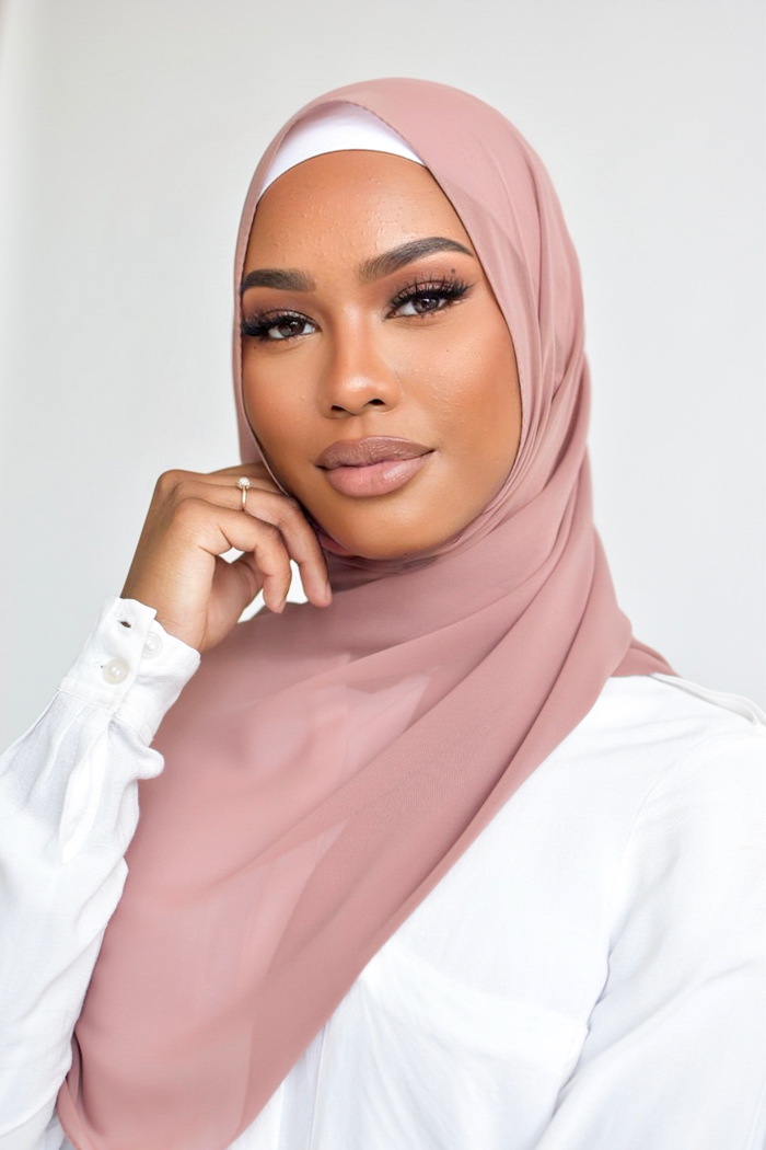 Chiffon Square Hijab - 77 Nude