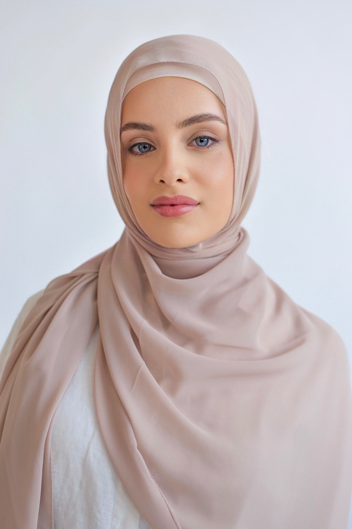 Chiffon Square Hijab - 97 Nude