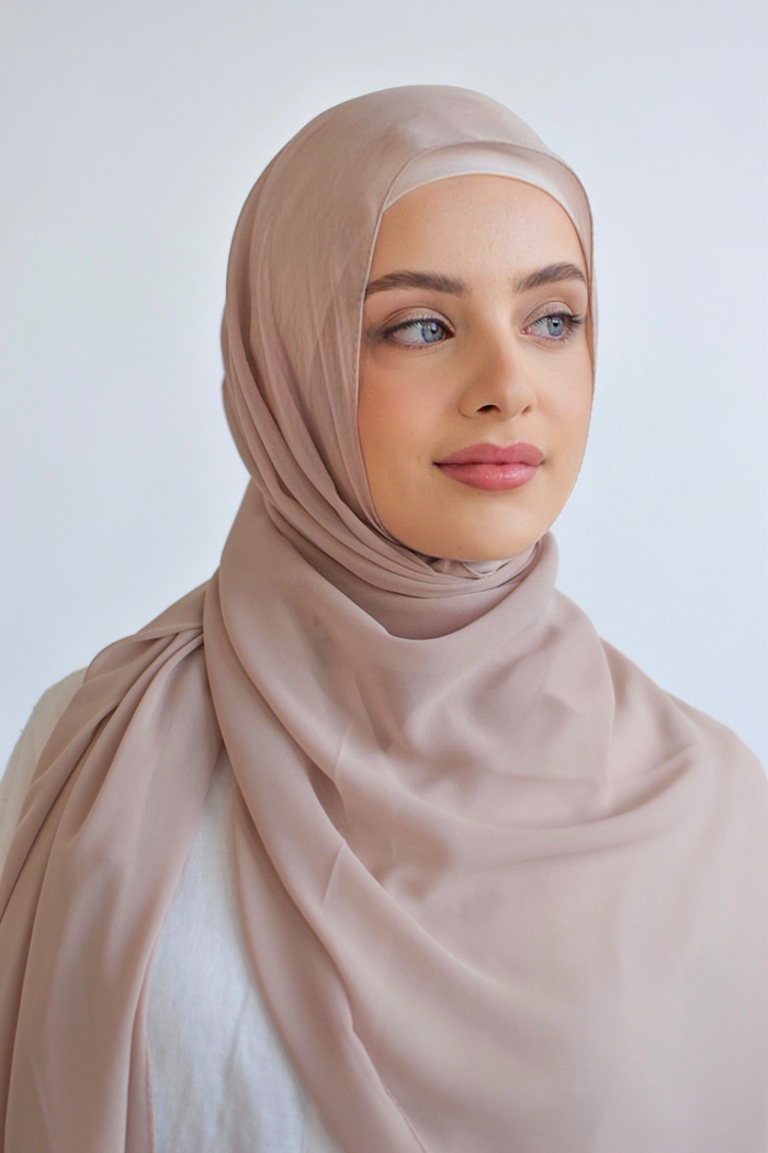 Chiffon Rectangle Hijab - 97 Nude