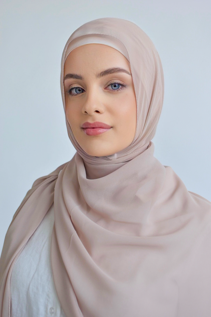 Chiffon Rectangle Hijab - 97 Nude