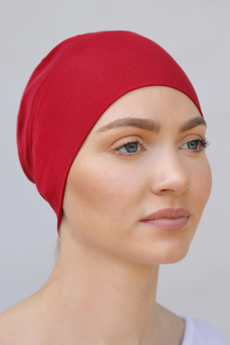 Jersey Open Cap - 19 Maroon