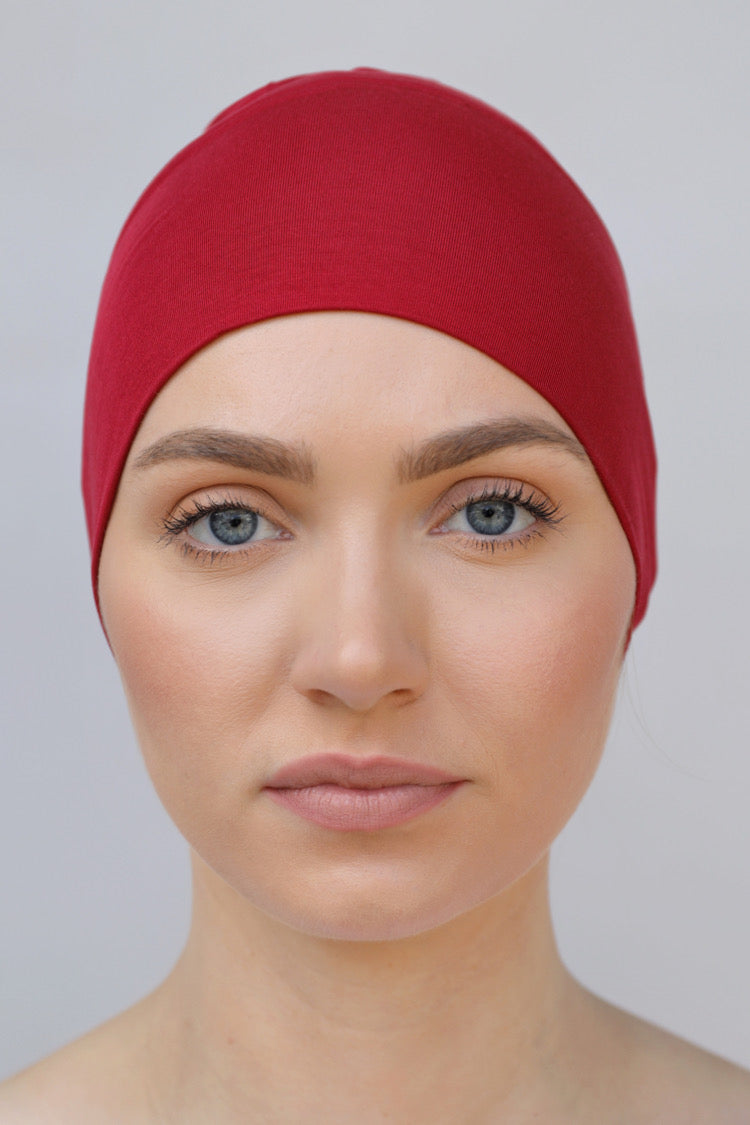 Jersey Open Cap - 19 Maroon