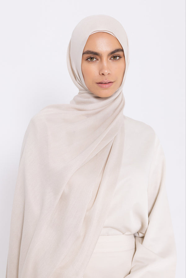 Premium Viscose Hijab - Oatmeal
