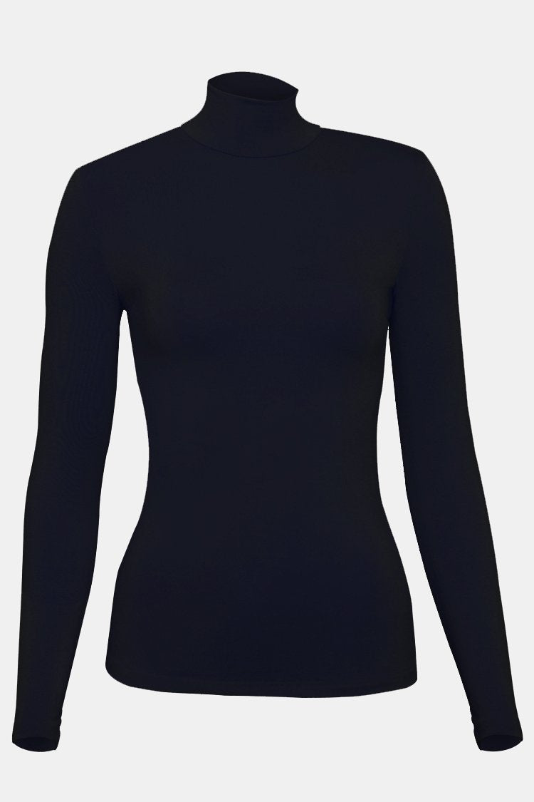 BNAH026-High Neck Body Top-52_Navy (2934839738432)