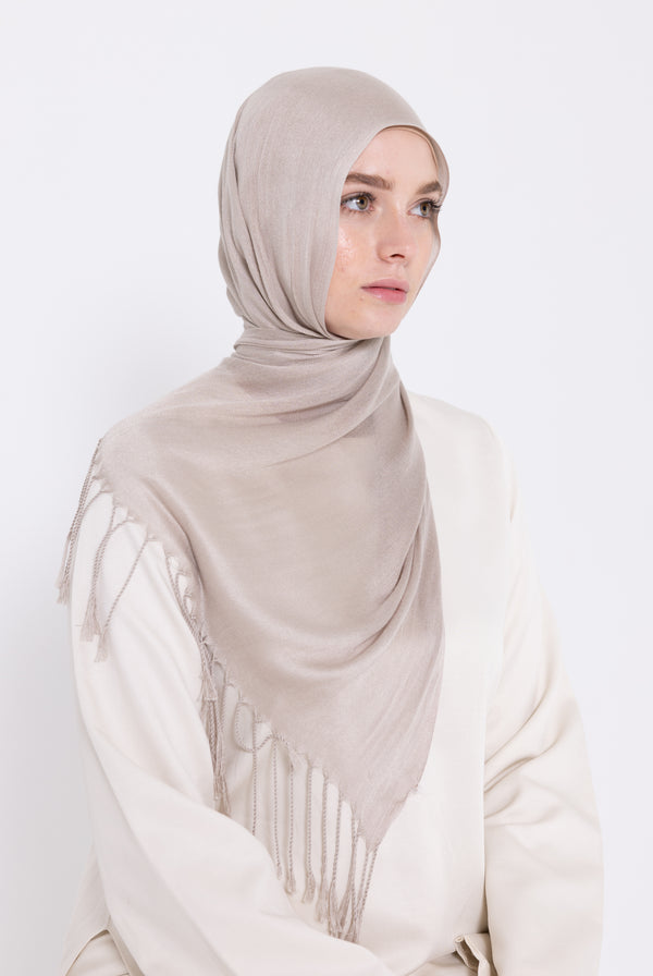 Viscose Tassel Hijab - 30 Frost