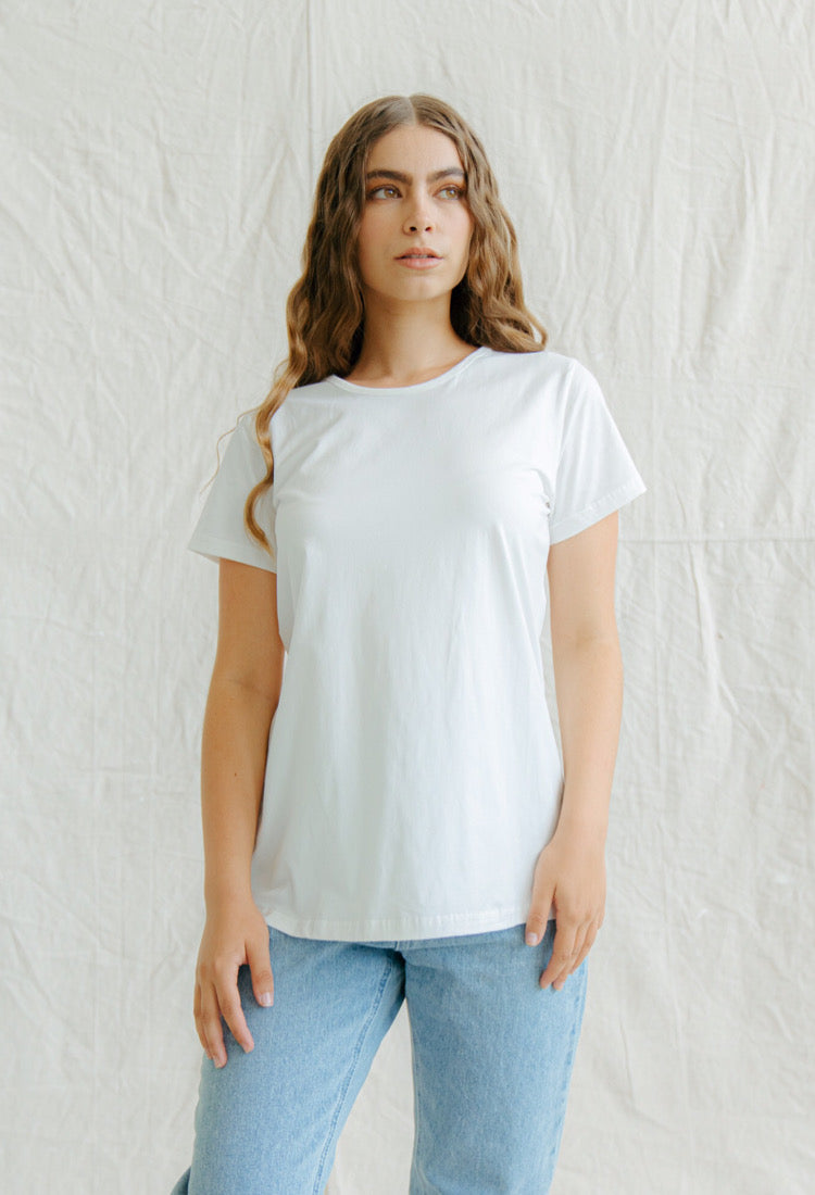 Bamboo Sleeveless Top - White