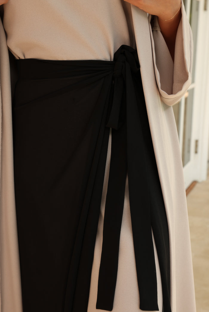 Maxi Chiffon Sarong - Black