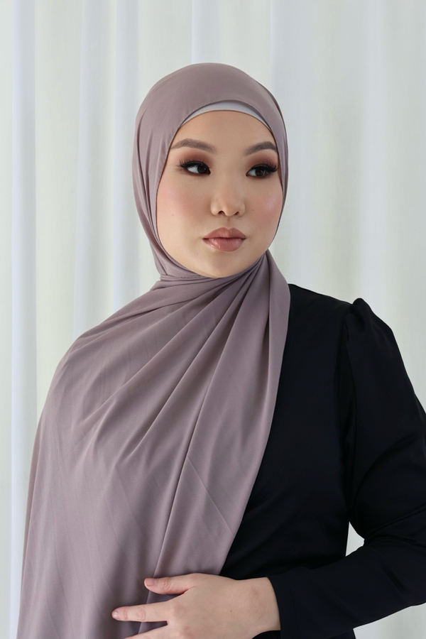 Chiffon Rectangle Hijab - 174 Taupe