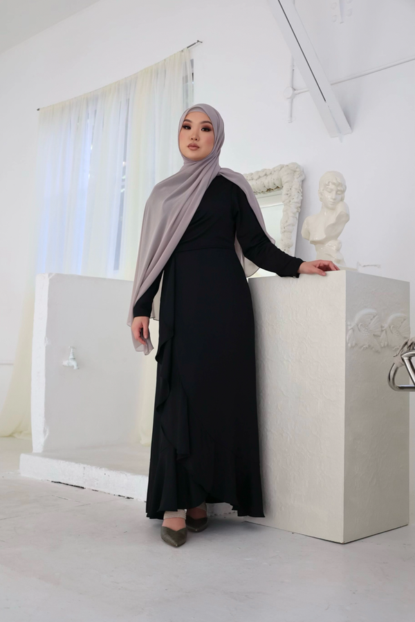 Chiffon Square Hijab - 175 Light Taupe