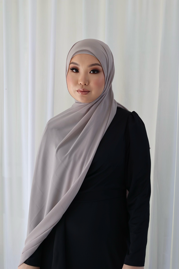 Chiffon Rectangle Hijab - 175 Light Taupe