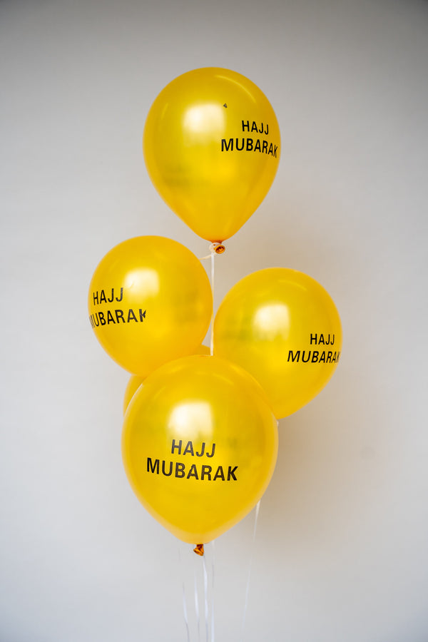 Hajj Balloons - Gold