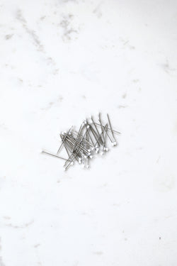 Small Headed Pins - White