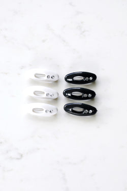 Safety Pins Holes Diamond - Black & White