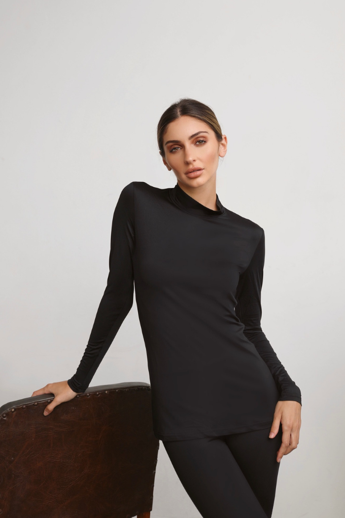 Luxe Basic Top - Midnight