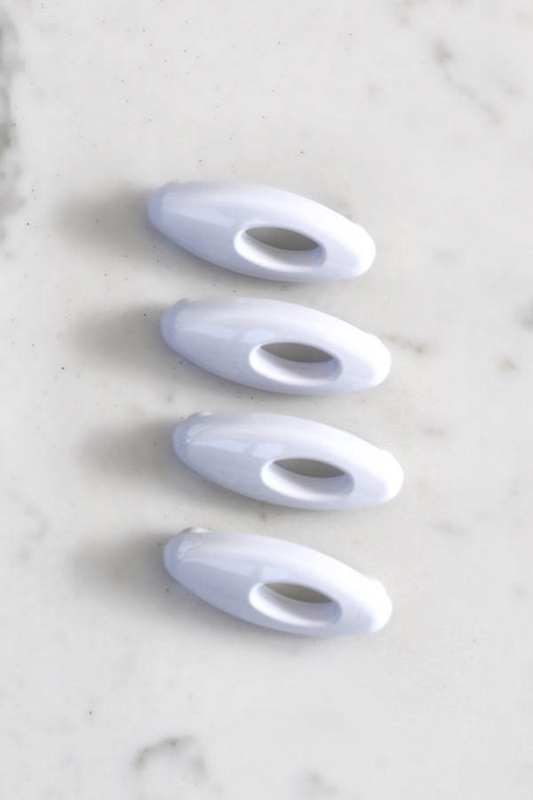 Individual Japanese Safety Pin - White